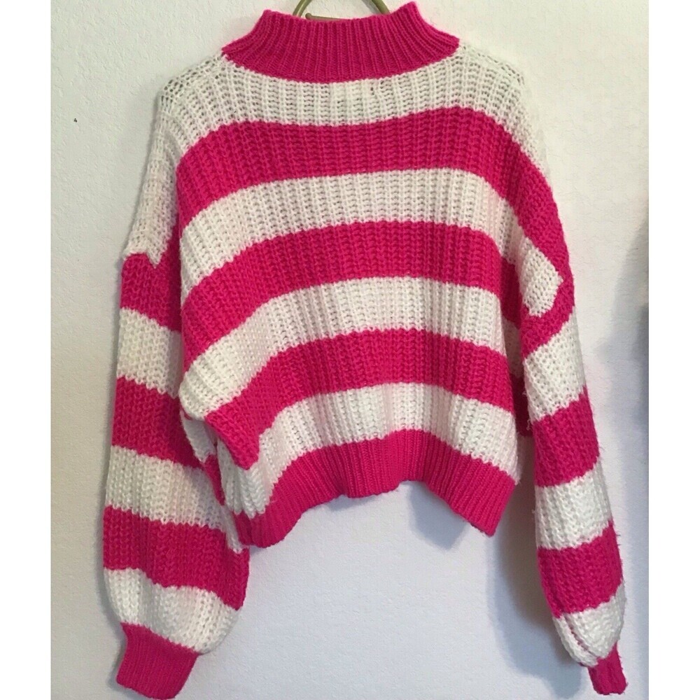 Adora Stripped Women’s Turtleneck Sweater. Size M/L  NWOT - Picture 3 of 5